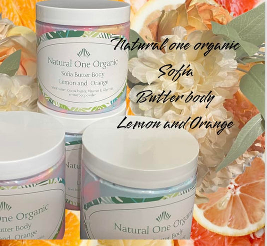 *Whipped Sofia Body Butters* Lemon and Orange